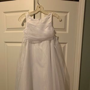 white dress- perfect for first communion